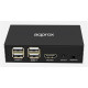 Conmutador KVM HDMI y USB de 2x1 4K/30Hz (3840*2160)